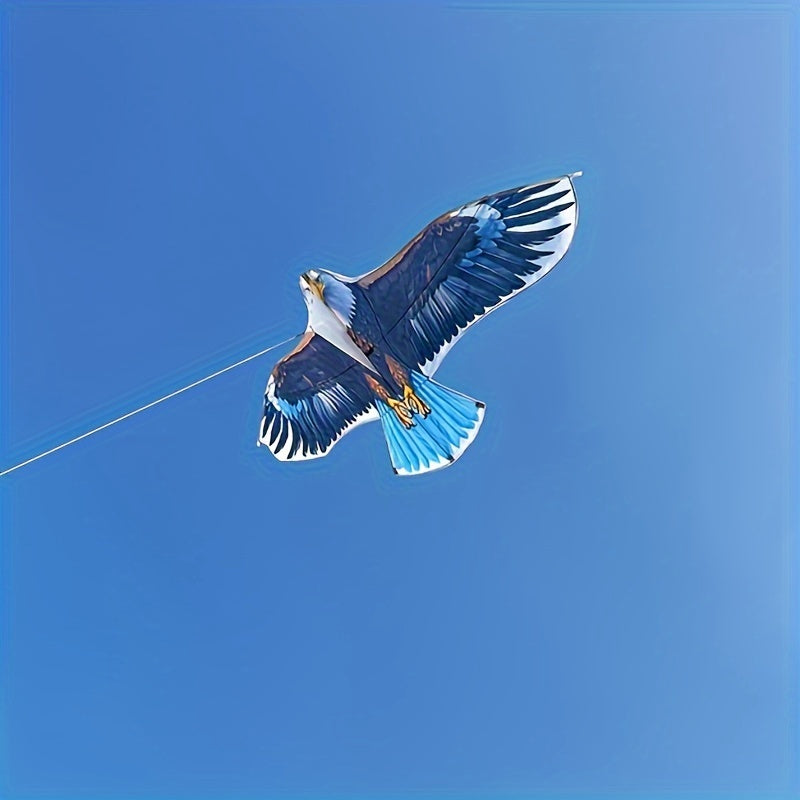 Cerf-volant aigle extra large avec poignée et ficelle - Adapté aux débutants, parfait pour jouer à la plage et au parc, idéal pour Halloween, Thanksgiving, Noël en famille - Matériau polyester, plusieurs couleurs