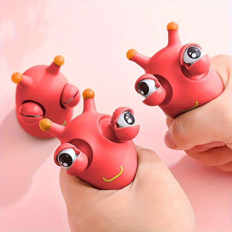 1 ou 2 ou 3 jouets Bugs rigolos aux yeux qui sortent quand on les presse - 12 couleurs au choix - Idéal pour cadeaux ou goodies de fête