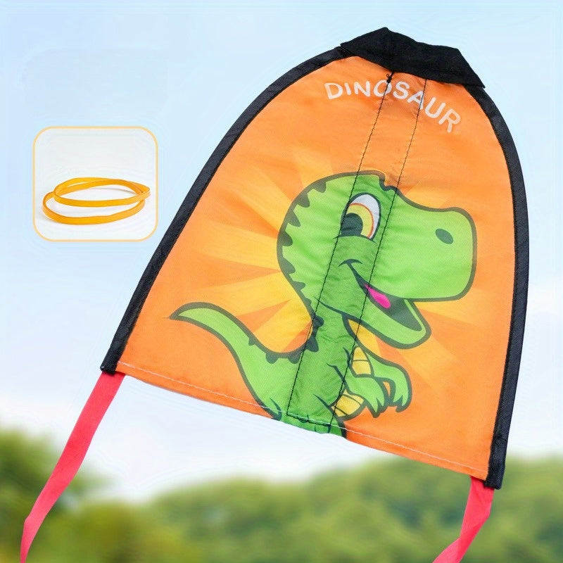 3 cerfs-volants à doigt à lancer, élastique en caoutchouc pour glisse, sport en plein air, fibre polyester, couleur aléatoire
