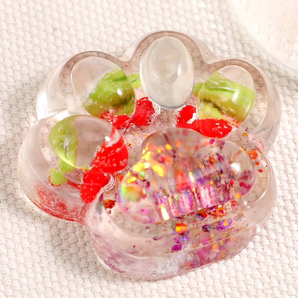 1pc\u002F2pièces\u002F3pièces Ananas, Fraise, Patte de Chat, Jouet à Serrer - Doux, Soulage le Stress et l'Anxiété, Convient aux Adolescents et aux Adultes, Cadeau de Noël Idéal, Couleurs Mélangées, Convient pour l'Hiver, le Nouvel An